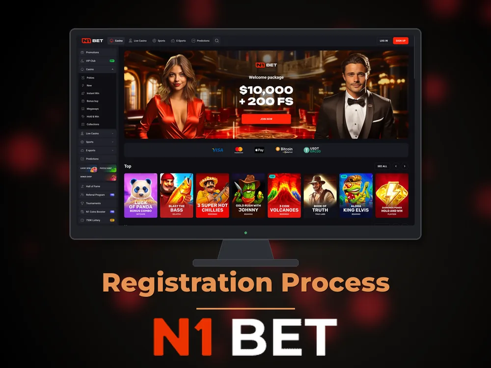 n1bet - Registration Process