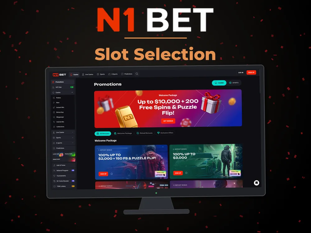 n1bet - Slot Selection