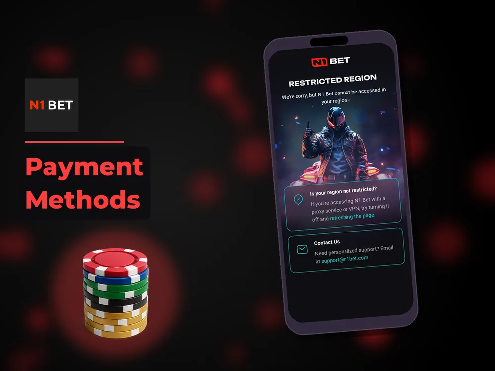 n1bet - Payment Methods