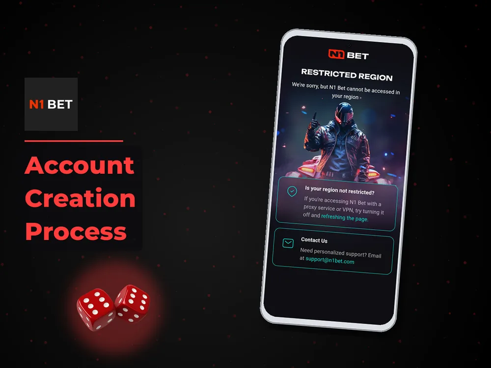 n1bet - Account Creation Process