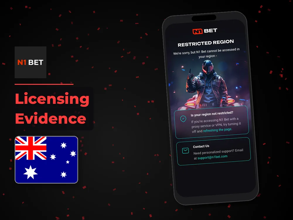 n1bet - Licensing Evidence