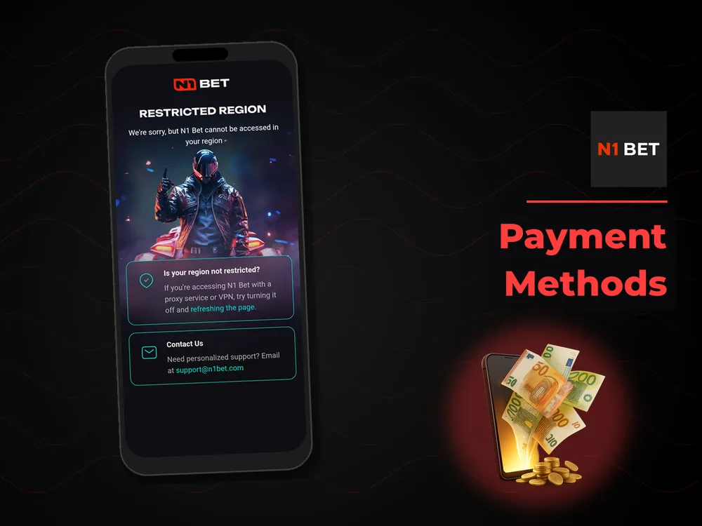 n1bet - Payment Methods