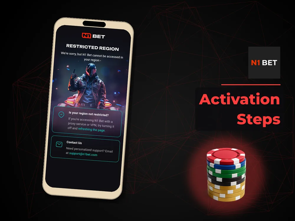 n1bet - Activation Steps