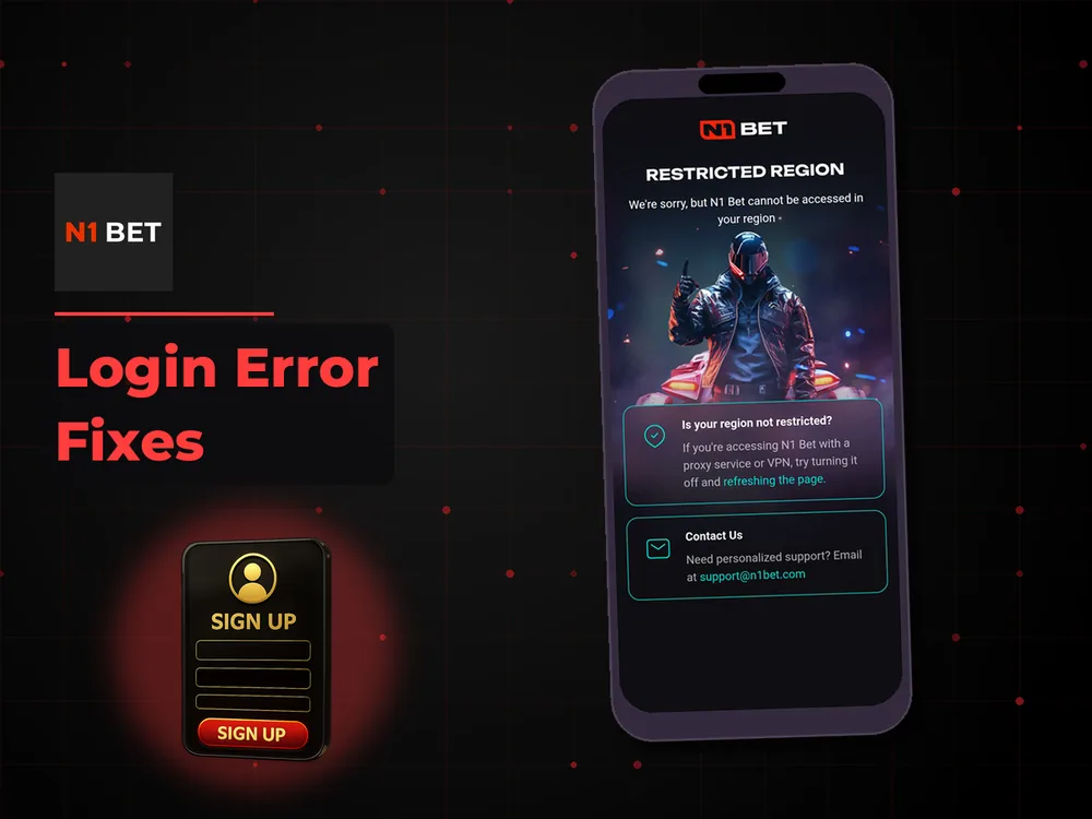 n1bet - Login Error Fixes
