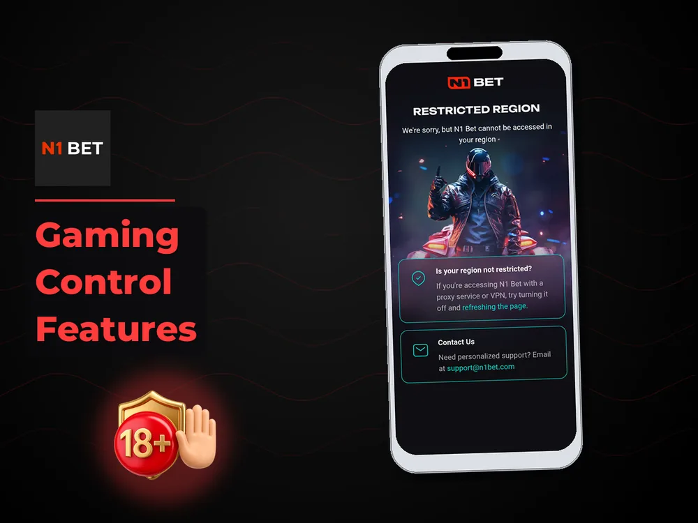 n1bet - Gaming Control Features