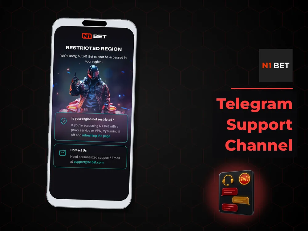 n1bet - Telegram Support Channel