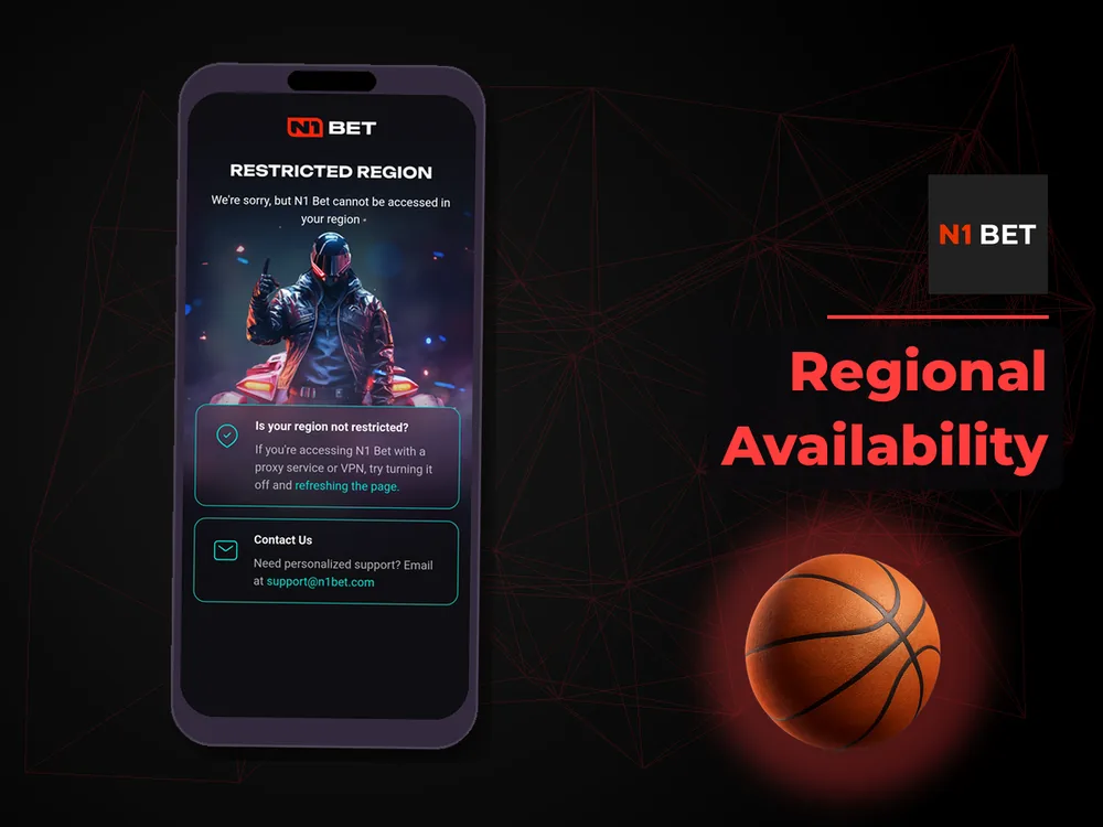 n1bet - Regional Availability