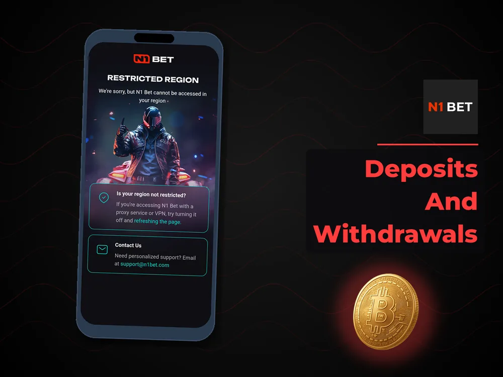 n1bet - Deposits And Withdrawals