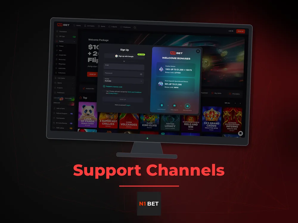 n1bet - Support Channels