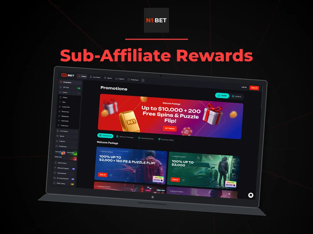 n1bet - Sub-Affiliate Rewards