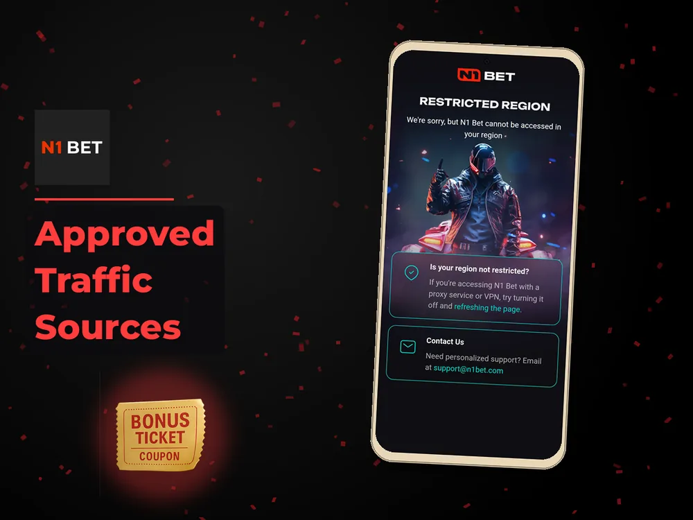 n1bet - Approved Traffic Sources