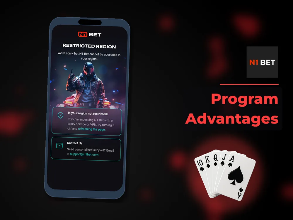n1bet - Program Advantages
